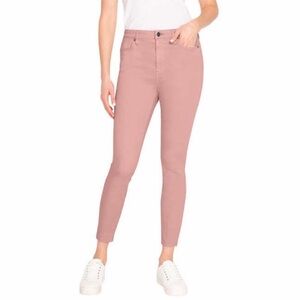 Buffalo David Bitton Avalon light pink mid rise soft stretch skinny jean…